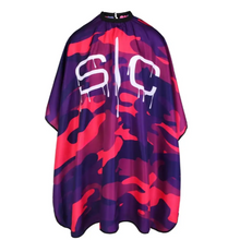 Load image into Gallery viewer, StyleCraft Waterproof Barber/Stylist Cape - Pink Camo