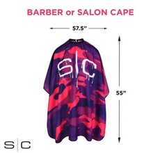 Load image into Gallery viewer, StyleCraft Waterproof Barber/Stylist Cape - Pink Camo