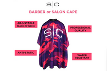 Load image into Gallery viewer, StyleCraft Waterproof Barber/Stylist Cape - Pink Camo