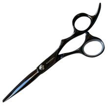 Load image into Gallery viewer, Gamma+ Premium Line Black Titanium 6.5" Hairdressing Scissors