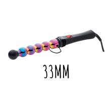 Load image into Gallery viewer, Gamma+ Rainbow Bubble Curling Wand - Available in 25mm or 33mm