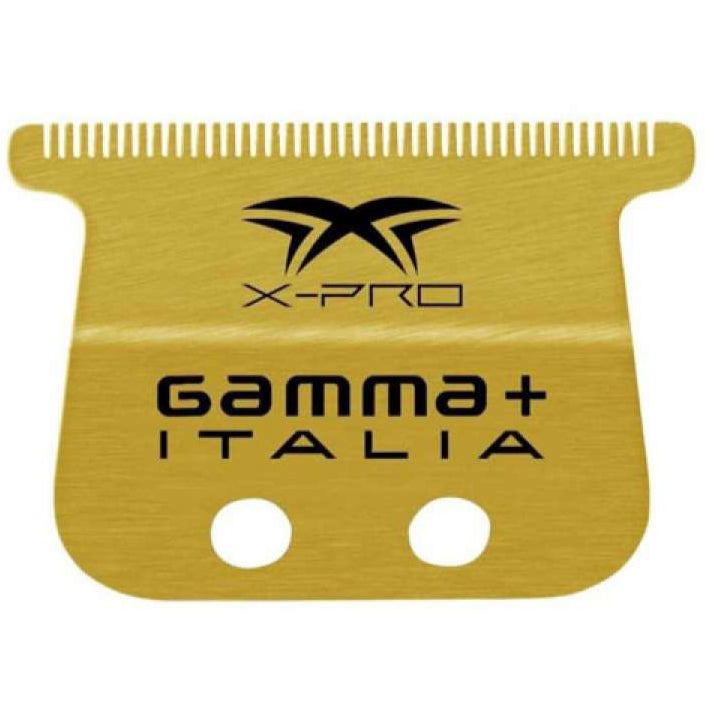 Gamma+ X-Pro Wide Gold Titanium Fixed Blade for Trimmer – Gamma