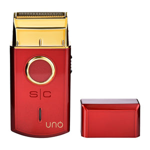 SC StyleCraft Uno Single Foil Shaver USB Rechargeable Travel Size Red