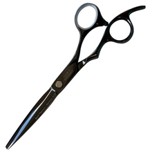 Load image into Gallery viewer, Gamma+ Premium Line Black Titanium 6.00&quot; Hairdressing Scissors
