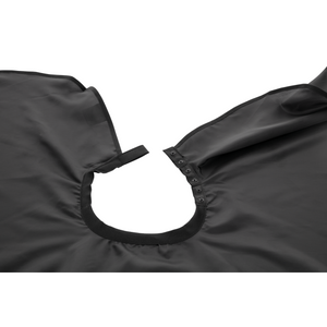 Gamma+ Black Cutting Cape with Silicone Collar