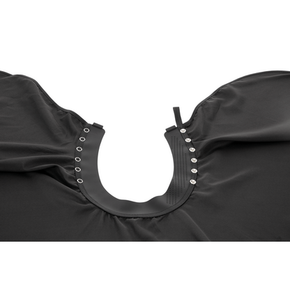 Gamma+ Black Cutting Cape with Silicone Collar