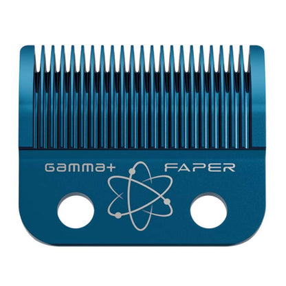 NEW Gamma+ Faper Blue Titanium Fixed Blade for Clipper