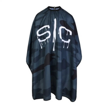 Load image into Gallery viewer, StyleCraft Waterproof Barber/Stylist Cape - Black Camo
