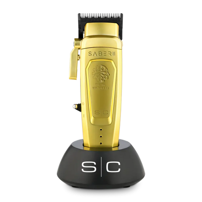 NEW StyleCraft Saber 2.0 Digital Brushless Motor Clipper - Gold