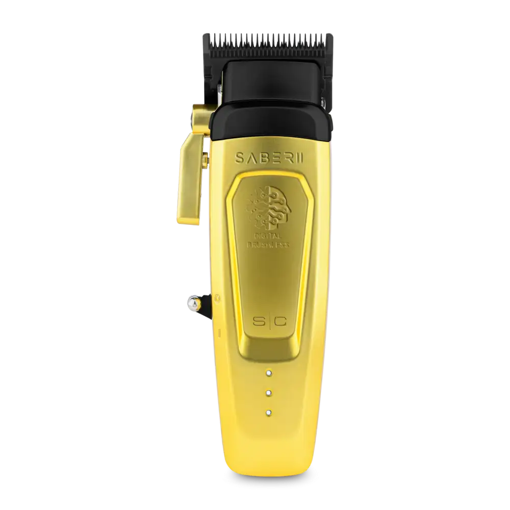 NEW StyleCraft Saber 2.0 Digital Brushless Motor Clipper - Gold
