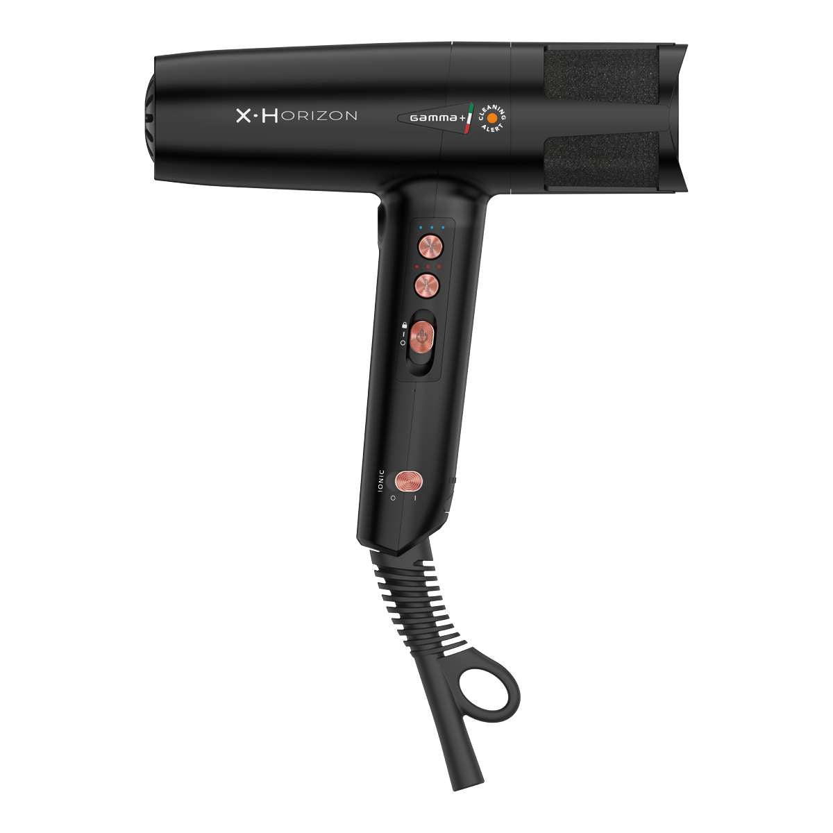 Gamma+ X-Horizon Hairdryer - Available in Matte Black or Rose Gold