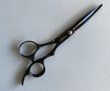 Load image into Gallery viewer, Gamma+ Premium Line Black Titanium 7&quot; Hairdressing Scissors
