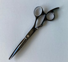 Load image into Gallery viewer, Gamma+ Premium Line Black Titanium 7&quot; Hairdressing Scissors
