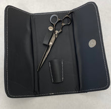 Load image into Gallery viewer, Gamma+ Premium Line Black Titanium 7&quot; Hairdressing Scissors

