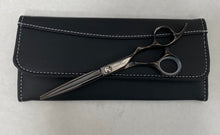 Load image into Gallery viewer, Gamma+ Premium Line Black Titanium 7&quot; Hairdressing Scissors
