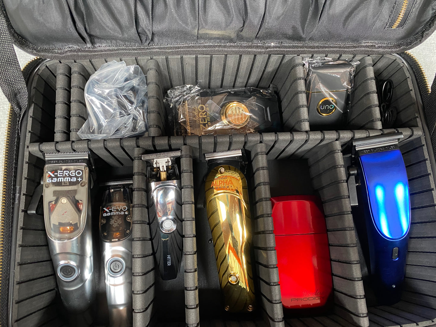 Gamma+ Multi-Functional PU Leather Case for Barbers and Hairdressers