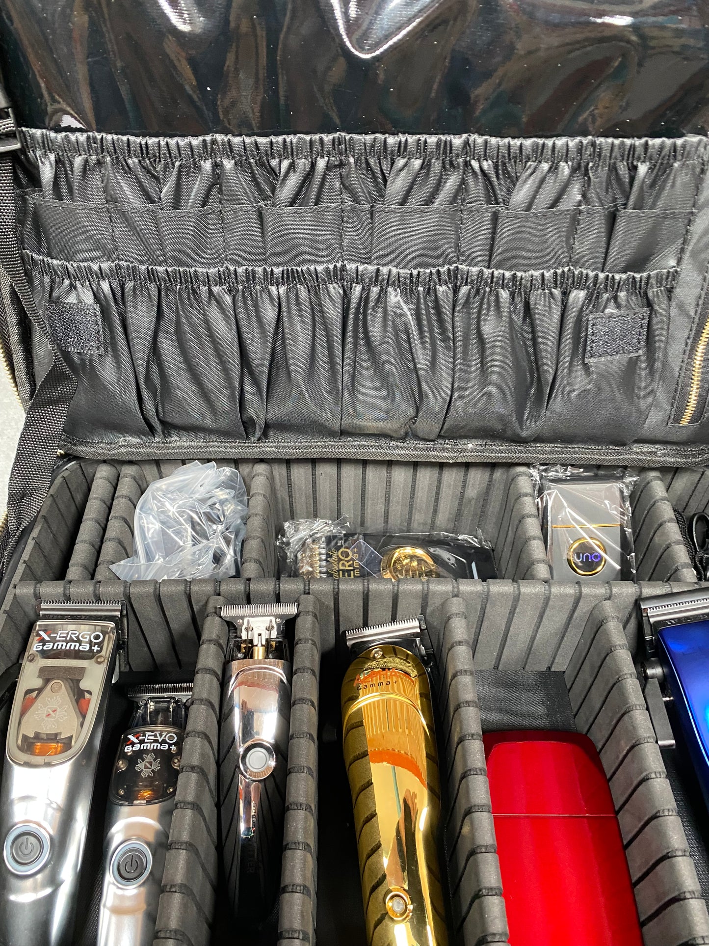 Gamma+ Multi-Functional PU Leather Case for Barbers and Hairdressers