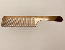 Load image into Gallery viewer, Gamma+ Metal Handle Rake Comb - Rose Gold
