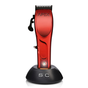 SC StyleCraft Apex Professional Motor Modular Metal Hair Clipper - RED