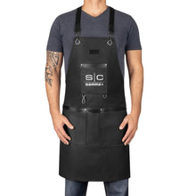 Load image into Gallery viewer, Gamma+ x StyleCraft Heavy Duty Barber Apron - Black
