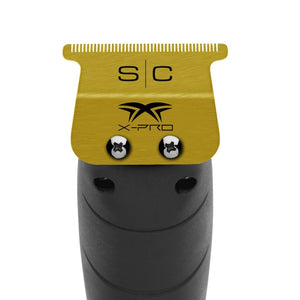 SC Stylecraft Wide Gold X-Pro Fixed Trimmer Blade with THE ONE Moving DLC Deep Tooth Cutter