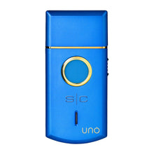Load image into Gallery viewer, SC Stylecraft Uno Single Foil Shaver USB Rechargeable Travel Size Blue
