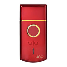 Load image into Gallery viewer, SC StyleCraft Uno Single Foil Shaver USB Rechargeable Travel Size Red
