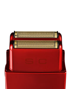 SC StyleCraft Wireless Prodigy Foil Shaver - Shiny Metallic Red
